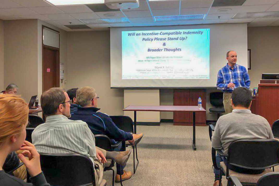 Glynn Tonsor at MSUAFRE seminar