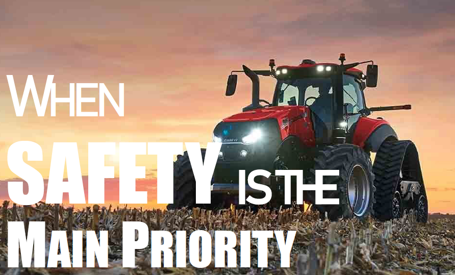 Graphic on tractor safety