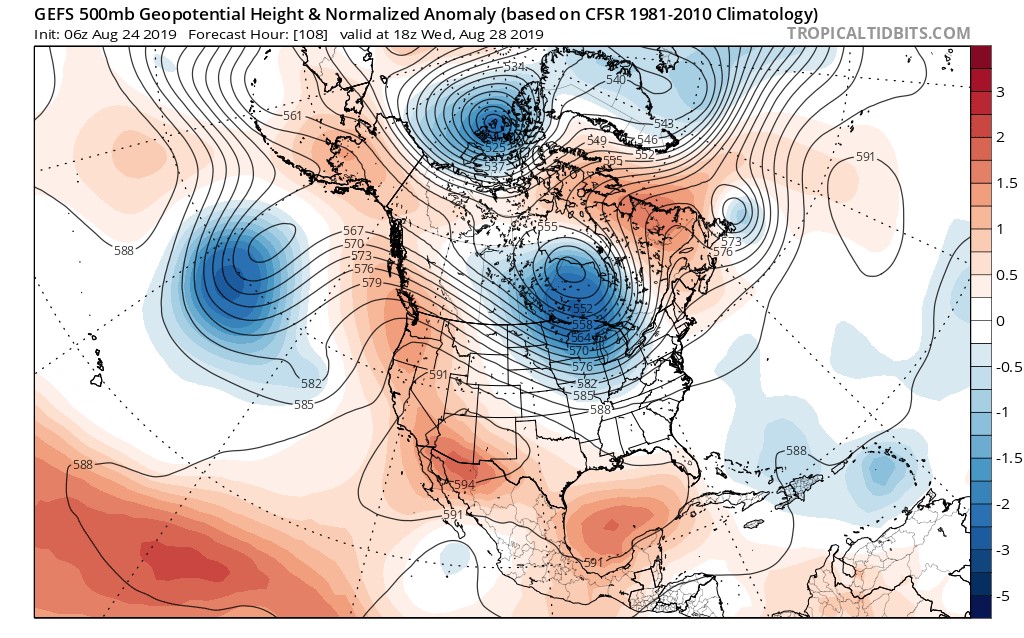 Upper troposphereic jet stream map