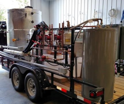 Anaerobic Digestion Research & Education Center (ADREC) - photo of portable pilot-scale anaerobic digester. 