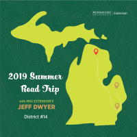Map of Michigan.