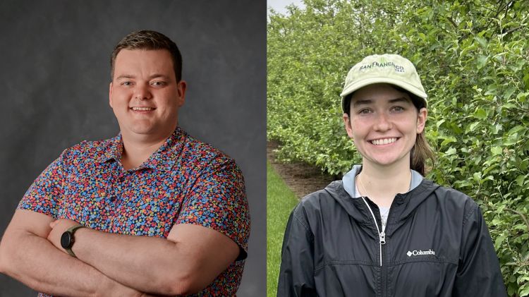 Christopher Brown and Jenna Byrne