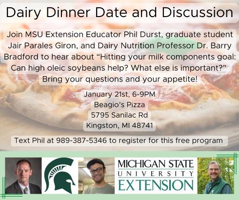 dairy dinner flier