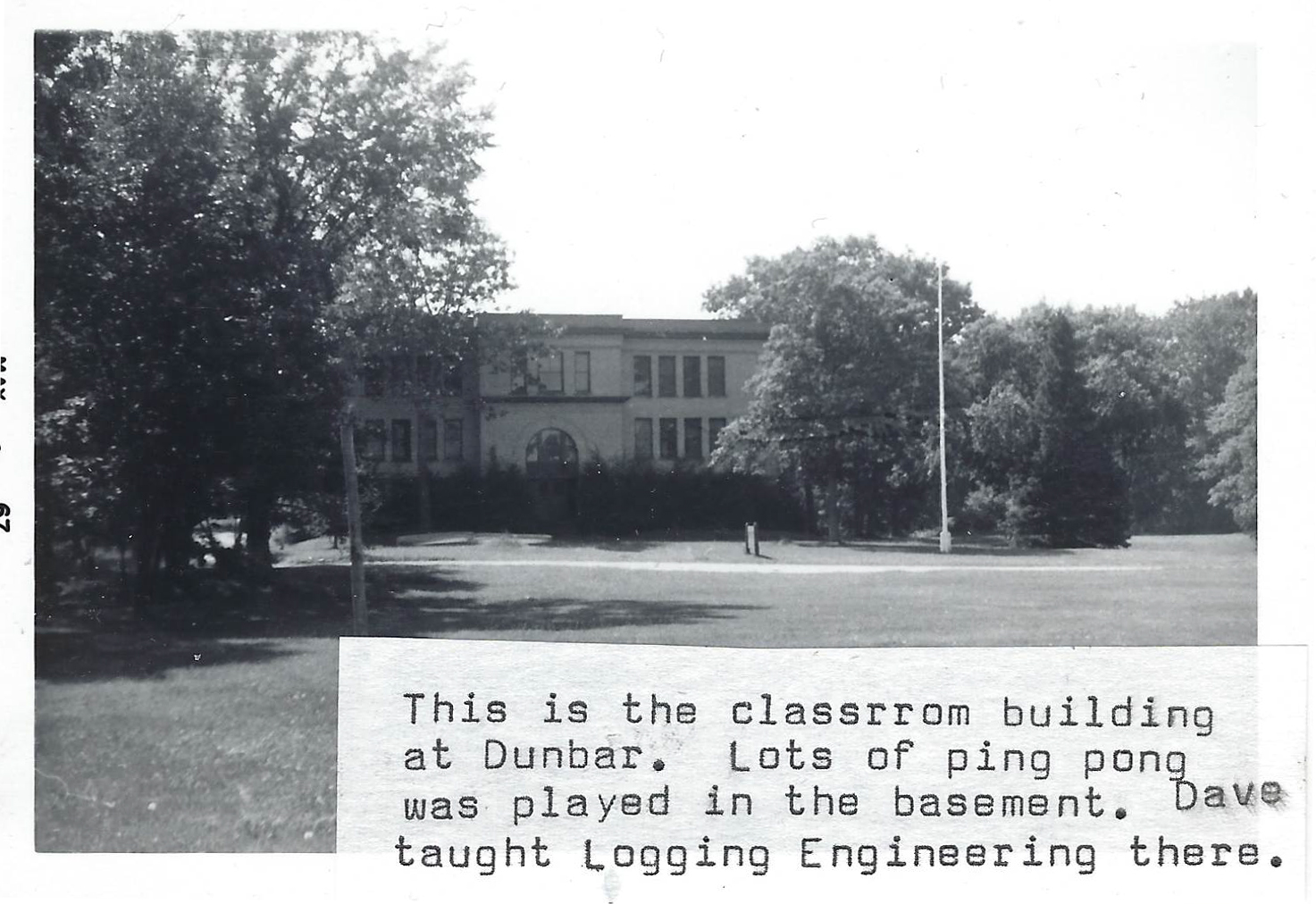 classroom at dunbar forest