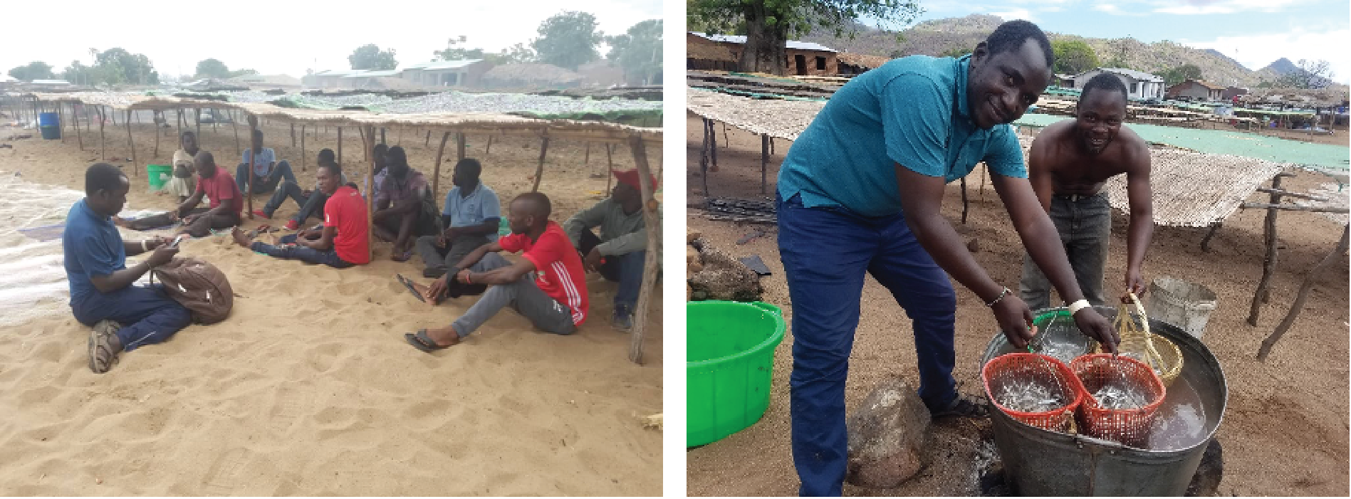 Dr Park Muhonda conducting a focus group and collecting data for the spatial value chain