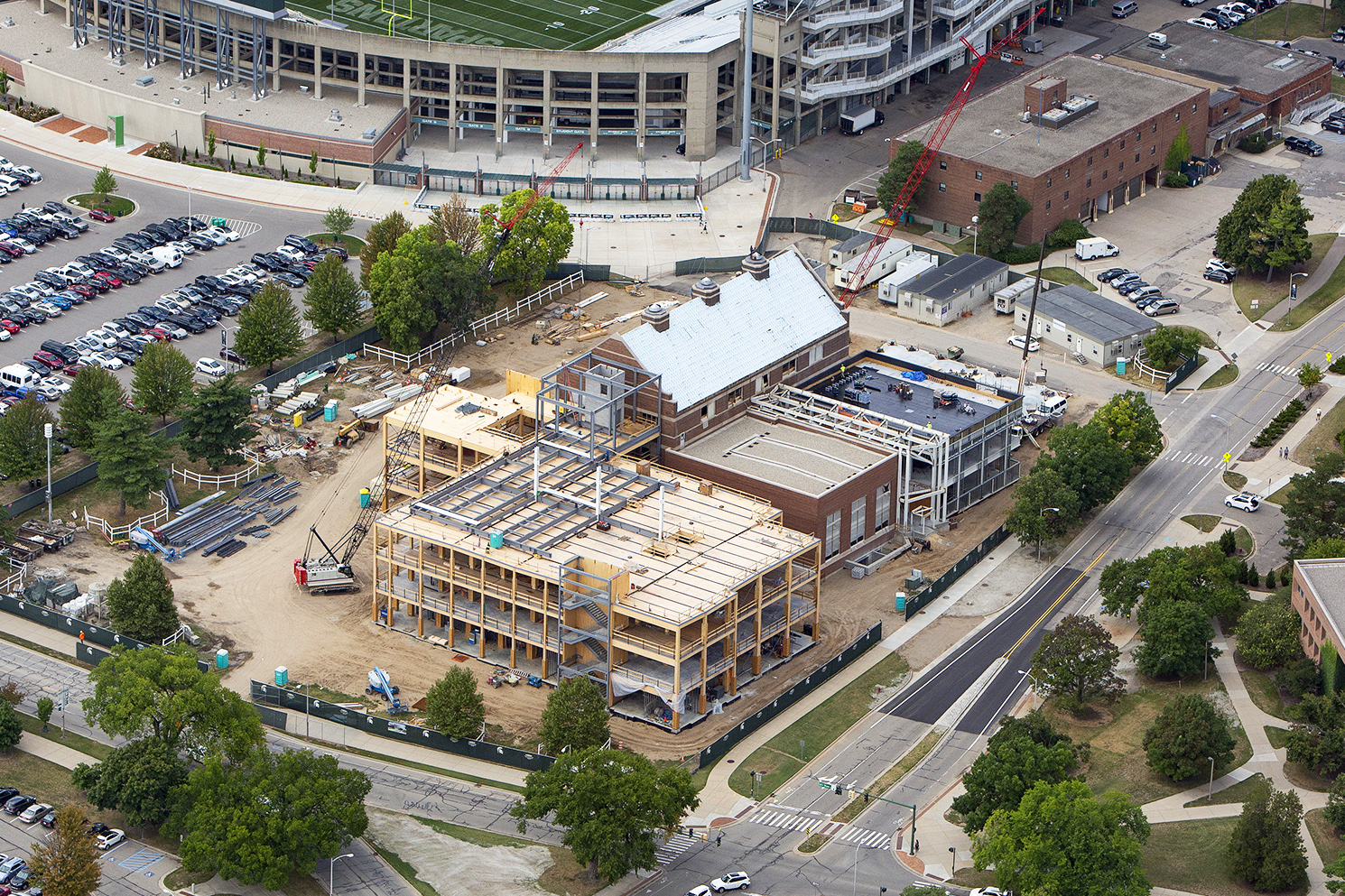 STEM Building under construction