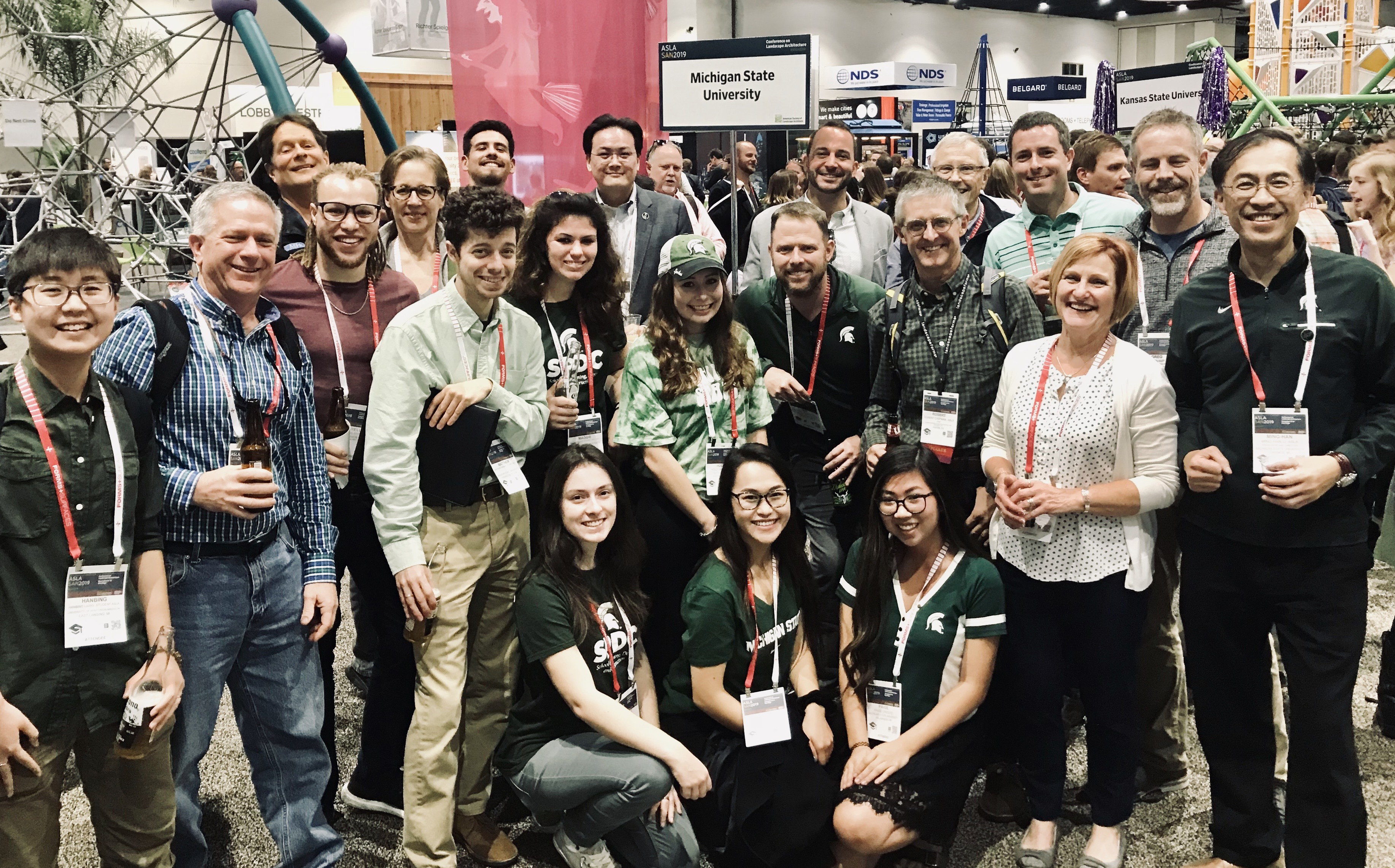 Group shot at 2019 ASLA Conference alumni reception.