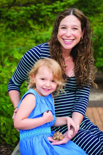 Meredith Gore and her daughter, Claire.