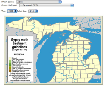 Gypsy moth treatment