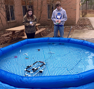 Underwater ROV pool