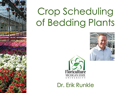 Crop scheduling webinar