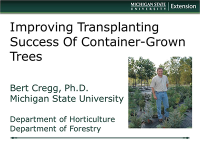 Nursery transplanting webinar